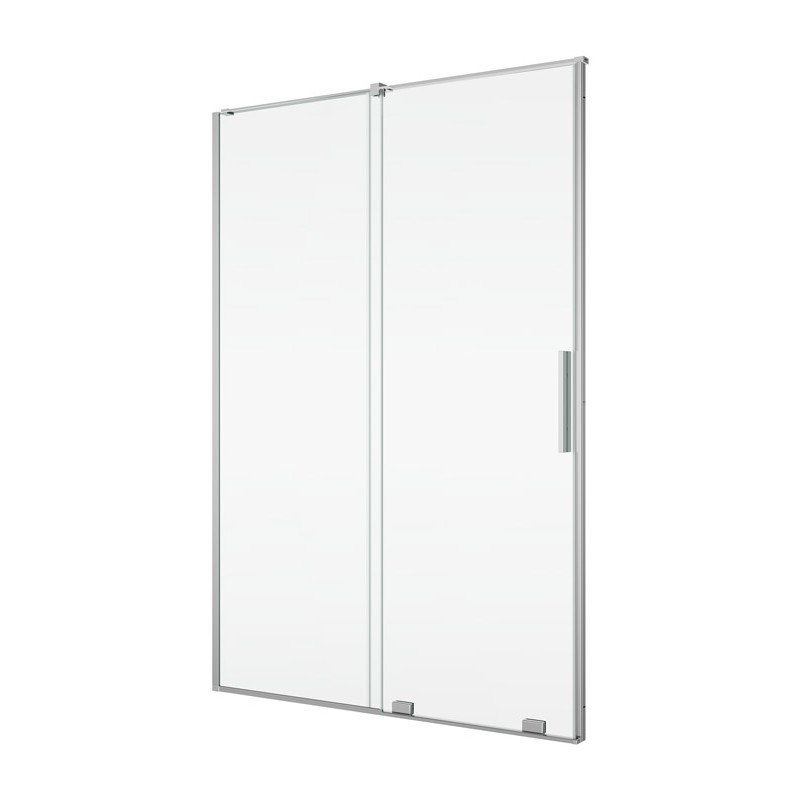 SanSwiss Amalia D35S2 Drzwi Przesuwne 2-cz. 159x225 cm Srebrny Połysk (D35S2SM35007+V2.D35.50)