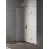 New Trendy Eventa Gold Shine Kabina prysznicowa WALK-IN U 150x200 cm 8mm Active Shield 2.0 (EXK-4846)
