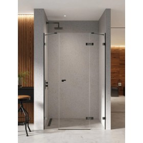 New Trendy Eventa Black Chrome Drzwi wnękowe PLUS 1D Prawa 170x200 cm szkło czyste 8mm Active Shield 2.0 (EXK-6144)