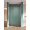 New Trendy Eventa Copper Shine Drzwi wnękowe PLUS 1D Lewa 110x200 cm szkło czyste 8mm Active Shield 2.0 (EXK-6362)