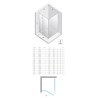 New Trendy Eventa Copper Shine Kabina prysznicowa 1D prostokątna Lewa 80x90x200 cm 8mm Active Shield 2.0 (EXK-6372)