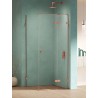 New Trendy Eventa Copper Shine Kabina prysznicowa 1D prostokątna Lewa 120x120x200 cm 8mm Active Shield 2.0 (EXK-6399)