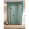 New Trendy Eventa Copper Shine Kabina prysznicowa 2D prostokątna 100x80x200 cm 8mm Active Shield 2.0  (EXK-6440)