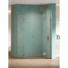 New Trendy Eventa Copper Shine Kabina prysznicowa PLUS 1D prostokątna Lewa 130x80x200 cm 8mm Active Shield 2.0 (EXK-6457)