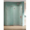 New Trendy Copper Shine Kabina prysznicowa walk in 3 ścianki 80x100x23x200 cm (EXK-6546+EXK-6555+EXK-6559)