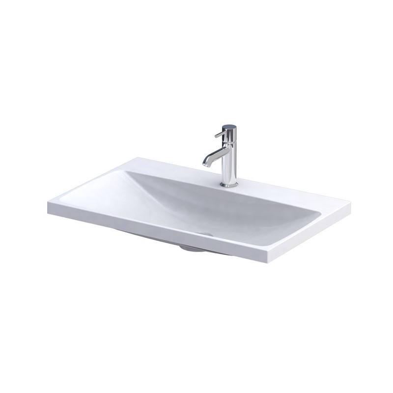 Oristo Etna Compact Szafka Podumywalkowa Czarny Mat + Umywalka konglomeratowa 60 cm (OR52C-SD2S-60-8+UME-C-ET-60-92)