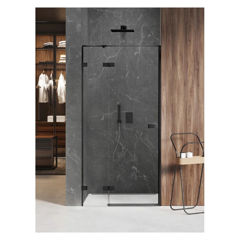 New Trendy Avexa XR Drzwi wnękowe Lewa 130x200 cm szkło czyste 6mm Active Shield 2.0 (EXK-6845)
