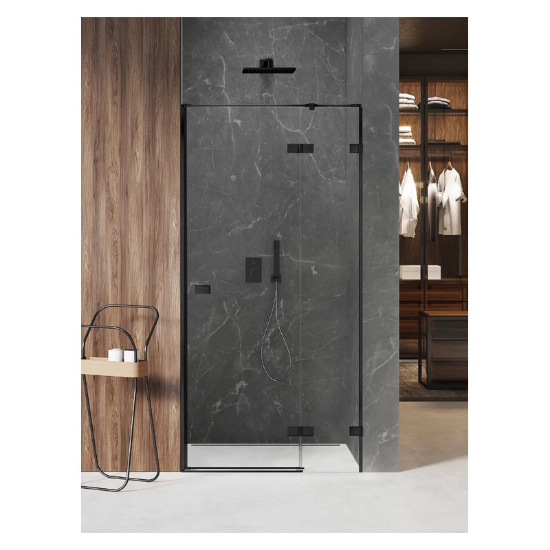 New Trendy Avexa XR Drzwi wnękowe Prawe 140x200 cm szkło czyste 6mm Active Shield 2.0 (EXK-6848)