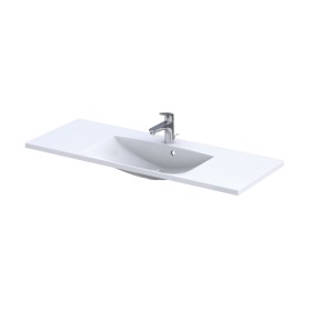 Oristo Siena Szafka Podumywalkowa ceglany mat + Umywalka Pojedyncza Konglomeratowa Amelia 120 cm (OR45-SD2S-120-19+UME-AM-120-92