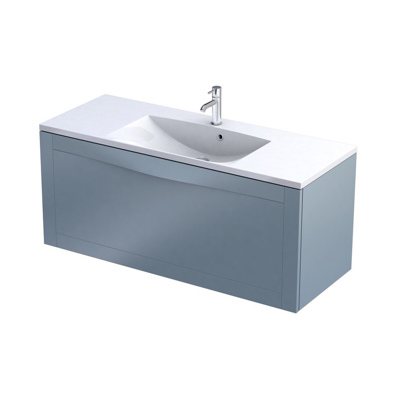 Oristo Skagen Szafka podumywalkowa jedna szuflada szaroniebieski mat 120 cm (OR49-SD1S-120-16)