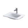 Oristo MonteBianco Szafka Podumywalkowa czarny mat + Umywalka Ceramiczna Cera 60 cm (OR47-SD2S-60-8+UME-CE-60-91)