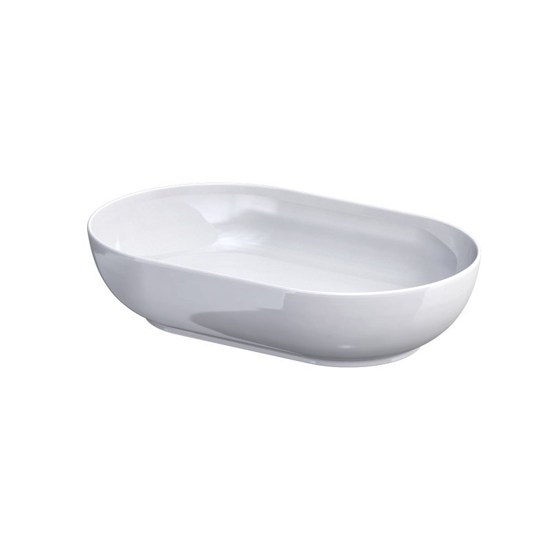 Oristo Variant Umywalka nablatowa prostokątna ceramiczna 55 cm (UBL-VP-55-91)