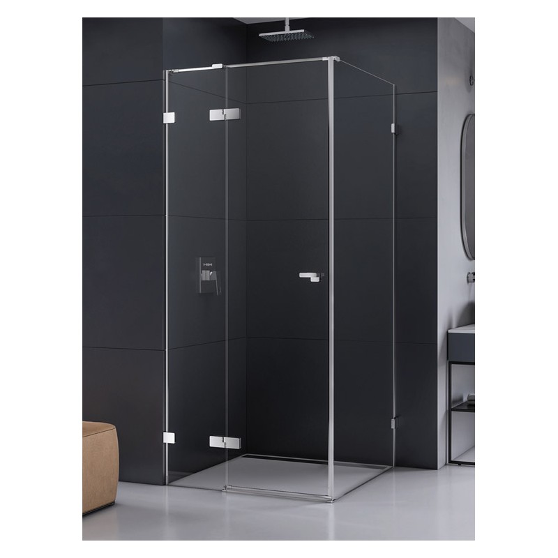 New Trendy Eventa Kabina prysznicowa prostokątna L 80x110x200 szkło czyste 8mm Active Shield 2.0  (EXK-4472)