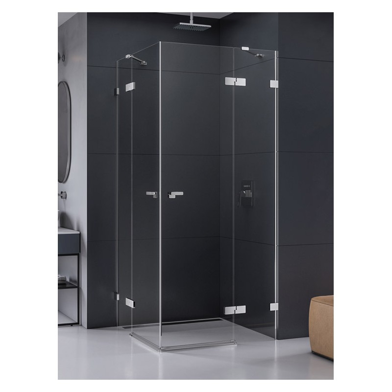 New Trendy Eventa Kabina prysznicowa 2-drzwiowa prostokątna 80x120x200 cm 8mm Active Shield 2.0  (EXK-4532)