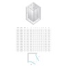 New Trendy Eventa Kabina prysznicowa 2-drzwiowa prostokątna 80x120x200 cm 8mm Active Shield 2.0  (EXK-4532)