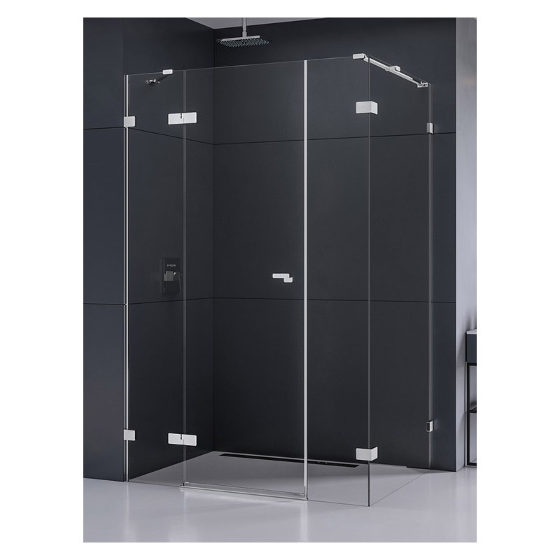 New Trendy Eventa Kabina prysznicowa 1D prostokątna Lewa 110x90x200 cm szkło czyste 8mm Active Shield 2.0 (EXK-4559)