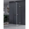New Trendy Eventa Kabina prysznicowa 1D prostokątna przyścienna Prawa 100x80x200 cm 8mm Active Shield 2.0  (EXK-4600)