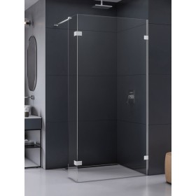 New Trendy Eventa Kabina WALK-IN z dodatkową ścianką 110x23x200 cm 8mm (EXK-4633+EXK-4639)
