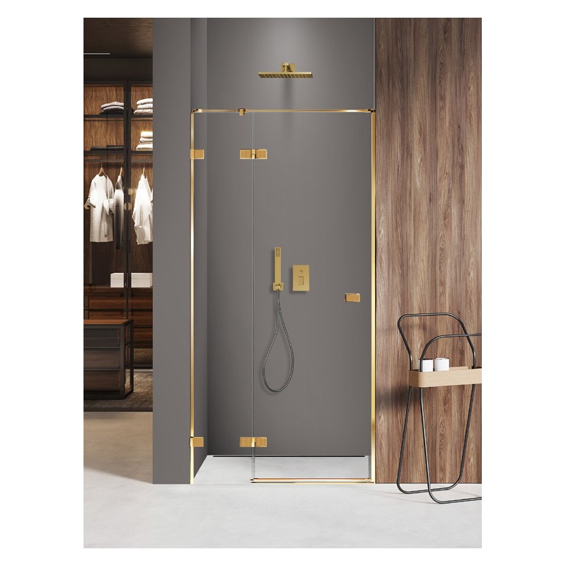 New Trendy Avexa XR Drzwi wnękowe Prawe 140x200 cm szkło czyste 6mm Active Shield 2.0 (EXK-6749)