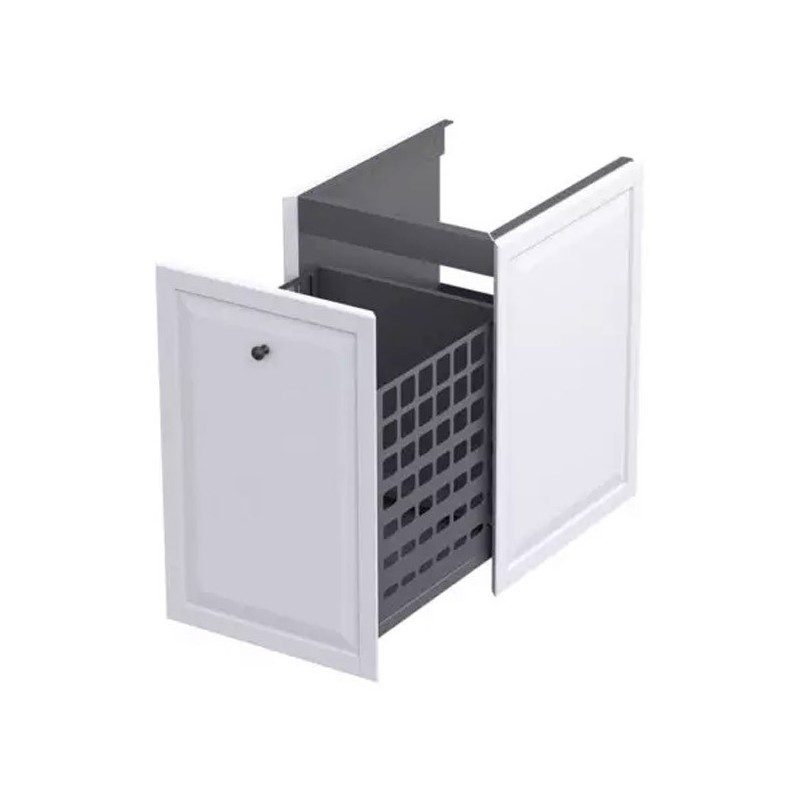 Oristo MonteBianco Biały Mat Szafka Niska Boczna 40 cm (OR47-SN1S-40-2)