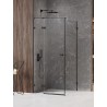 New Trendy Avexa XR Black Kabina prysznicowa 1D kwadratowa Lewa 80x80x200 cm Active Shield 2.0 (EXK-6850)