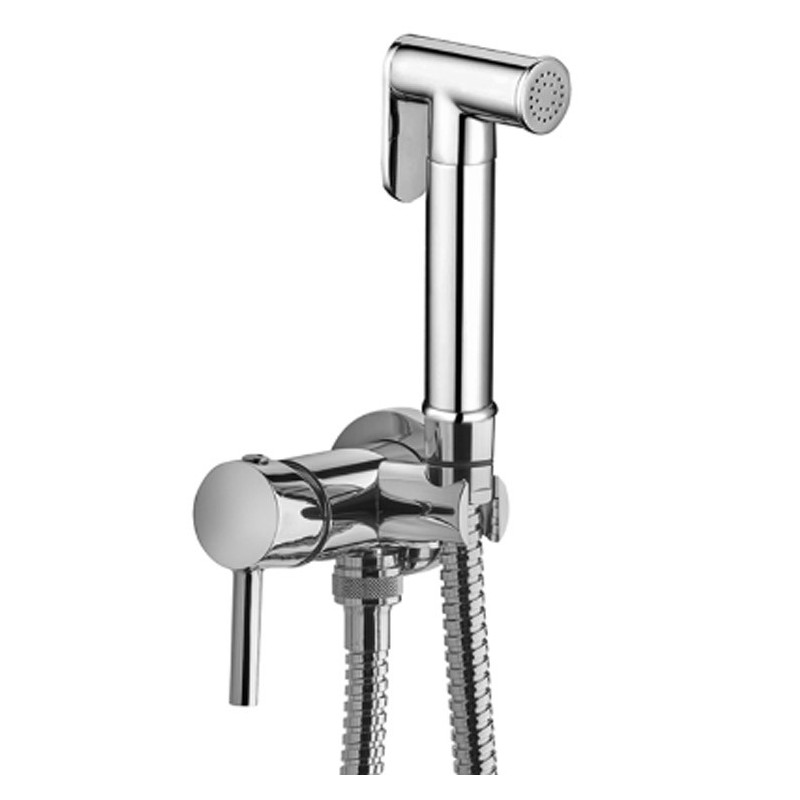Paffoni Light Bateria bidetowa podtynkowa z uchwytem chrom (ZDUP110CR)