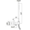 Paffoni Zestaw 3w1 Premium II stal szczotkowana (ZDUP095ST)