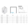 New Trendy Smart Light Gold Drzwi wnękowe 1D U 180x200 cm Active Shield 2.0 (EXK-6691)