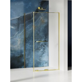 New Trendy Smart Light Gold Kabina prysznicowa 1D prostokątna U 120x110x200 Active Shield 2.0  (EXK-6705)