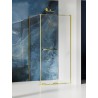 New Trendy Smart Light Gold Kabina prysznicowa 1D prostokątna U 160x120x200 Active Shield 2.0  (EXK-6726)
