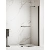 New Trendy Smart Black Kabina prysznicowa 1D walk-in U 160x200 cm Active Shield 2.0 - WSPORNIK SKOŚNY (EXK-6682-WU)