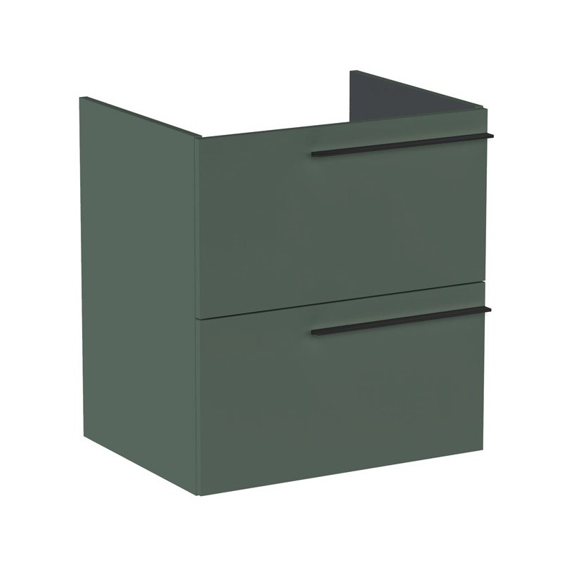 Roca Ella Szafka Łazienkowa 60 cm z dwoma szufladami zielony mat (A857769534)