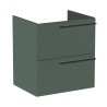 Roca Ella Szafka Łazienkowa 60 cm z dwoma szufladami zielony mat (A857769534)