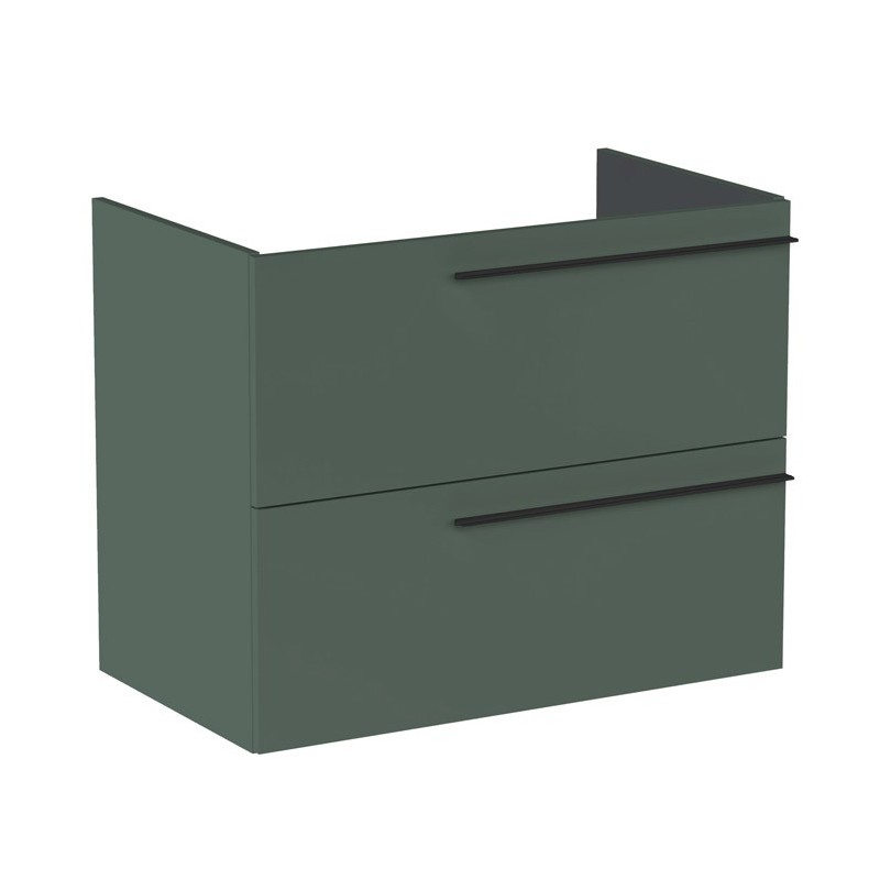 Roca Ella Szafka Łazienkowa 80 cm z dwoma szufladami zielony mat (A857770534)