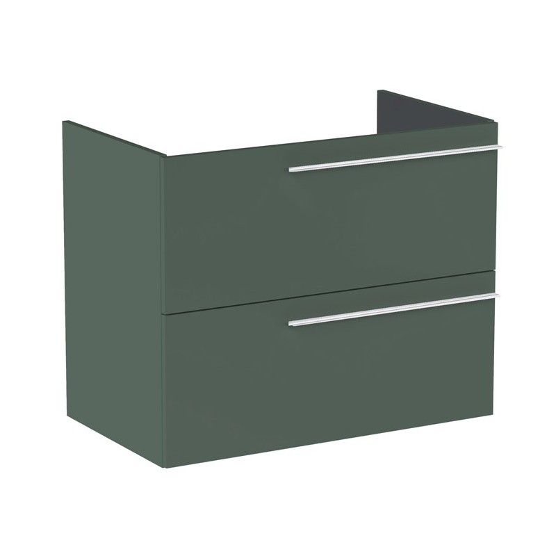 Roca Ella Szafka Łazienkowa 80 cm z dwoma szufladami zielony mat (A857770534)