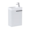 Roca Ella Zestaw łazienkowy Unik Compacto biały mat 45 cm (A857779529+A327681004)
