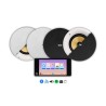 Dexon - P2 Zestaw nagłaśniający Bluetooth, Wi-Fi Spotify Android 4 głosniki białe 50W (MRP 2206 + 4xCS-850KT)