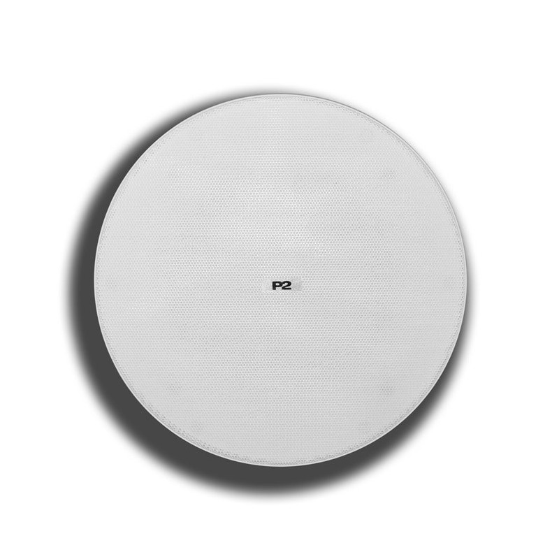Dexon - P2 Zestaw nagłaśniający czarny Bluetooth, Wi-Fi - LAN ze Wzmacniaczem + 8 głośników 30W białych (MRP 8300+8x CS-530K)