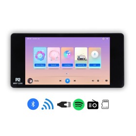 Dexon - P2 Zestaw nagłaśniający Bluetooth, Wi-Fi Spotify Android 2 głosniki 50W (MRP 2206 + 2 x RP 110)