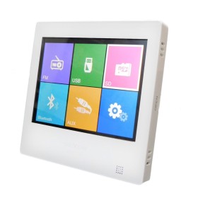 Dexon - P2 Zestaw nagłaśniający biały Bluetooth / Radio FM ze Wzmacniaczem + 2 głośniki Twist 45W (MRP 2181+SPKTwist135-W)