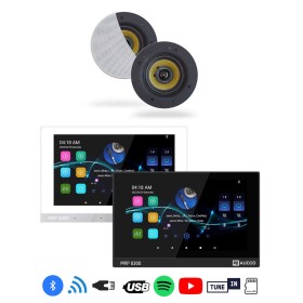 Dexon - P2 Zestaw nagłaśniający czarny Bluetooth, Wi-Fi - LAN ze Wzmacniaczem + 2 głośniki Coco 30W (MRP 8300+SPKCoco120-W)