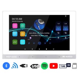 Dexon - P2 Zestaw nagłaśniający biały Bluetooth, Wi-Fi - LAN ze Wzmacniaczem + 2 głośniki Twist 45W (MRP 8300+SPKTwist135-W)