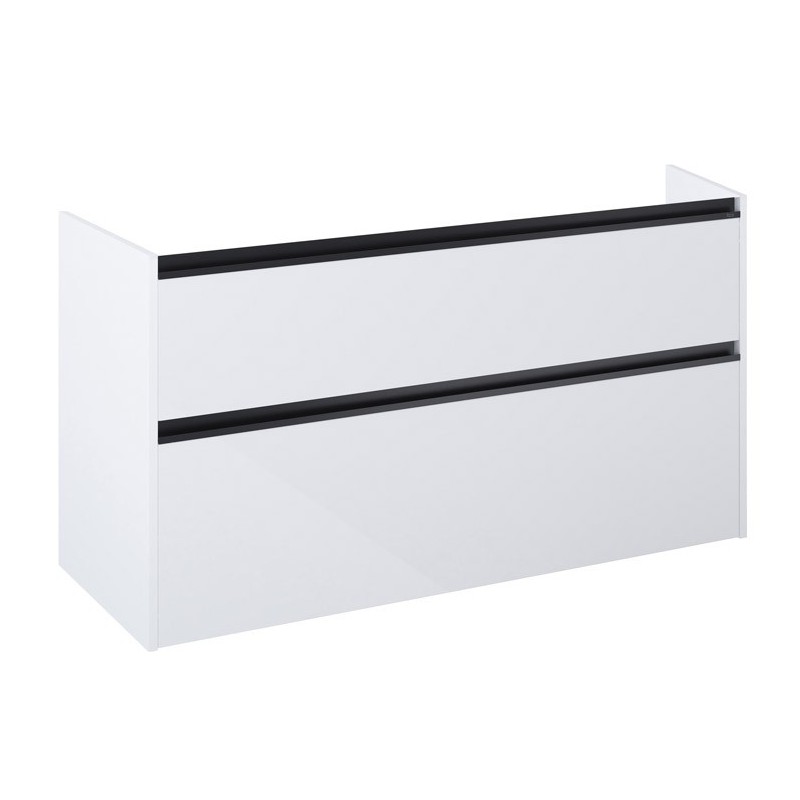 Roca Gap Pro Szafka łazienkowa 120 cm z 2 szufladami biały połysk (A857906806)