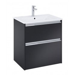 Roca Gap Pro Zestaw łazienkowy Unik szafka z umywalką slim 60 cm czarny mat (A852048532)