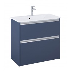 Roca Gap Pro Wąski Zestaw łazienkowy Unik Compact szafka z umywalką slim 70 cm niebieski mat (A852068538)