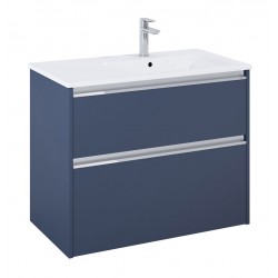 Roca Gap Pro Zestaw łazienkowy Unik Compact szafka z umywalką slim 80 cm niebieski mat (A852054538)