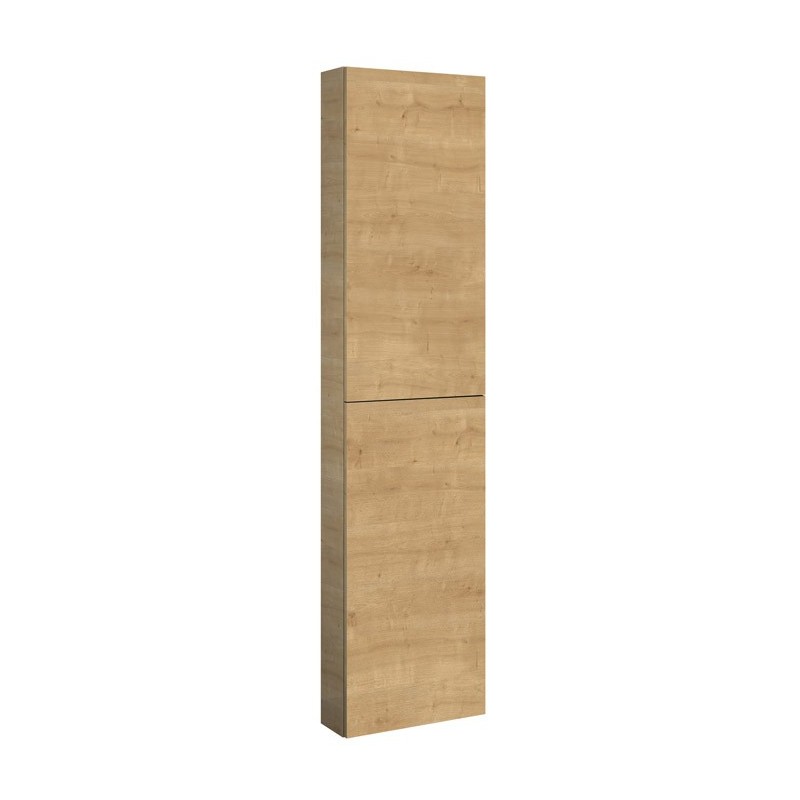 Roca Gap Pro Wąska kolumna łazienkowa wysoka o zmniejszonej głębokości z systemem push-open 40 cm jasny dąb (A857911464)