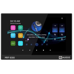 Dexon - P2 Zestaw nagłaśniający czarny Bluetooth, Wi-Fi - LAN ze Wzmacniaczem + 4 głośniki 40W białe (MRP 8300+4x CS-640K)