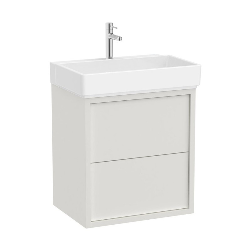 Roca Tura Zestaw szafka z umywalką UNIK 60 cm biały mat (A852026558)