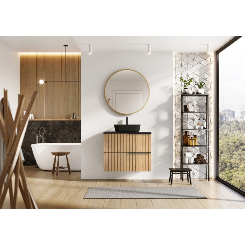 Elita Asami Dąb naturalny Szafka Pod Umywalkę 60 cm (RE010600156690)